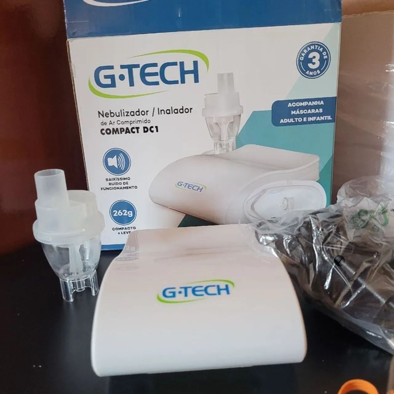 Nebulizador Inalador G-Tech Compact DC1 - Foto 4
