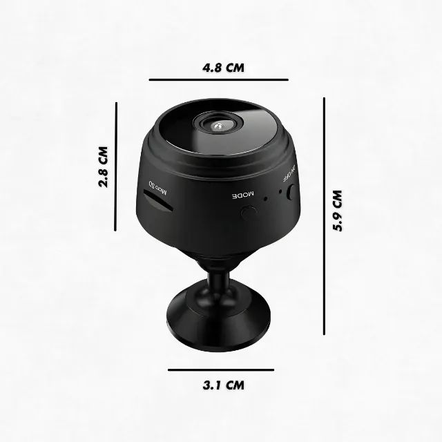 Mini Câmera Espiã A9 Wifi com Sensor e Visão Noturna - Foto 3