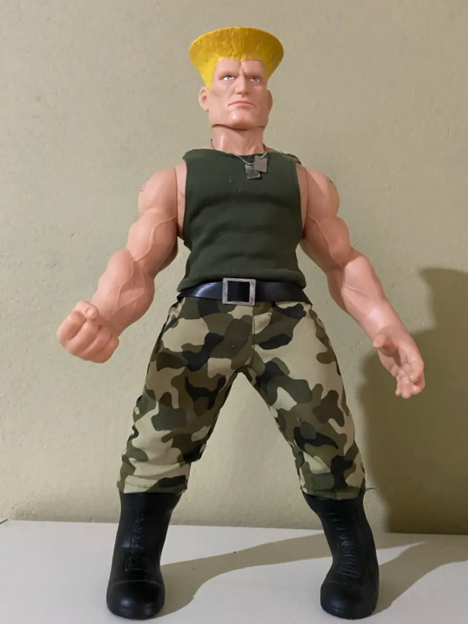 Boneco Street Fighter Colecionável Brinquedo 43cm Guile