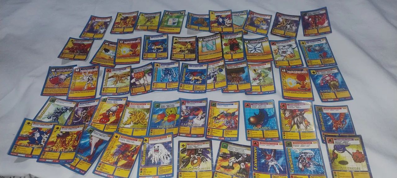 Lote 50 mini cards Digimon  - Foto 3