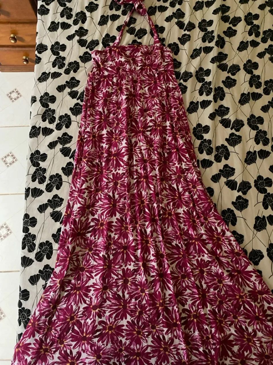 Vestido Floral Longo