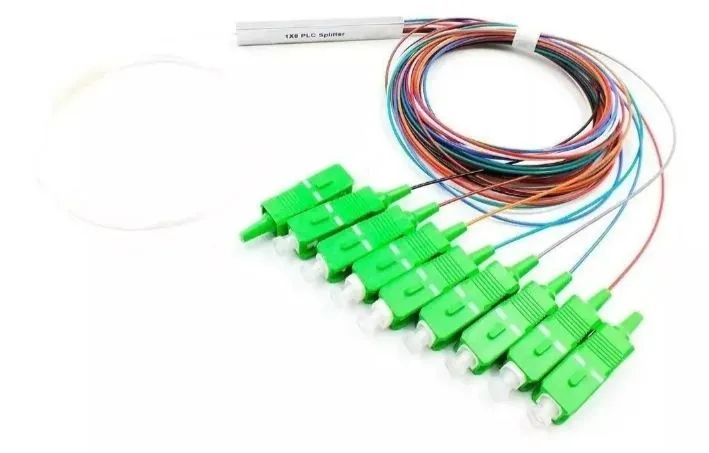 Kit com 10 splitter plc fibra óptica divisor 1x8 sc apc anatel 2flex - Foto 6