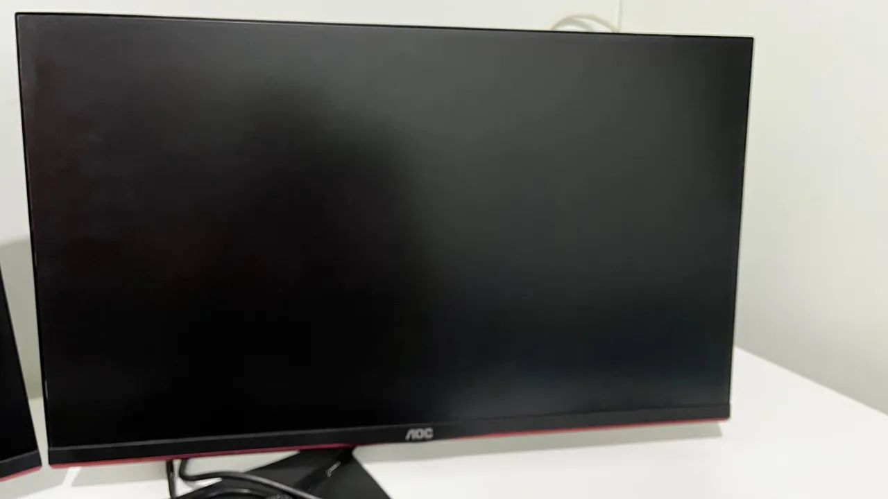 Dois Monitores AOC - Ótimos para trabalho e jogos! - Foto 5