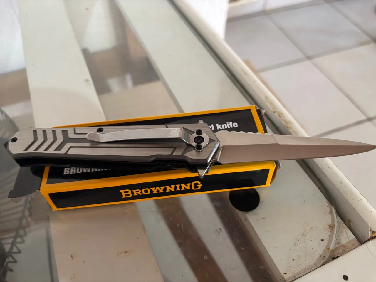Faca Browning - Utensílio de Cozinha Multifuncional