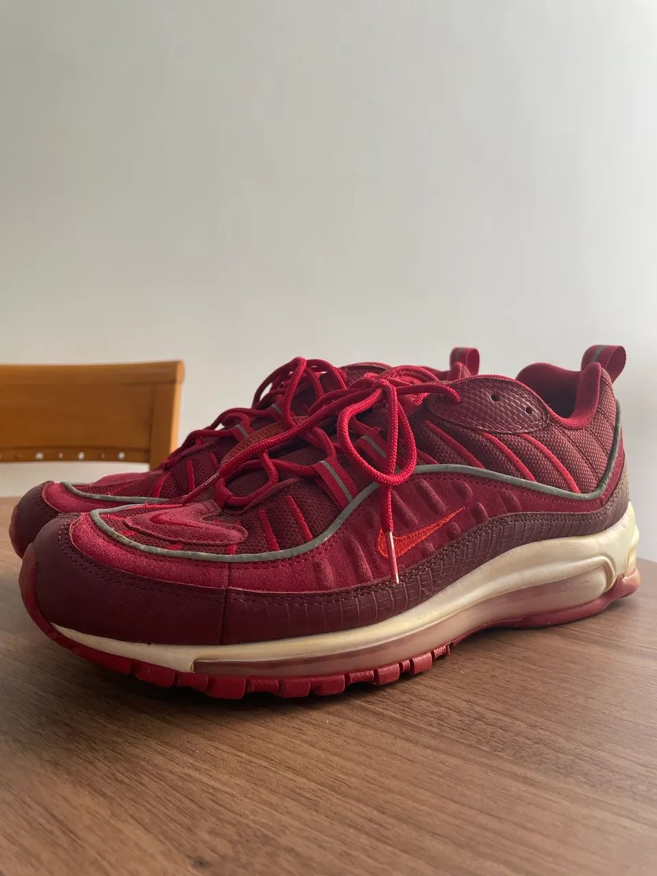 nike air max 98 triple red