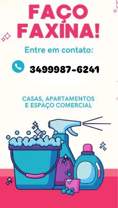 Faço faxina 