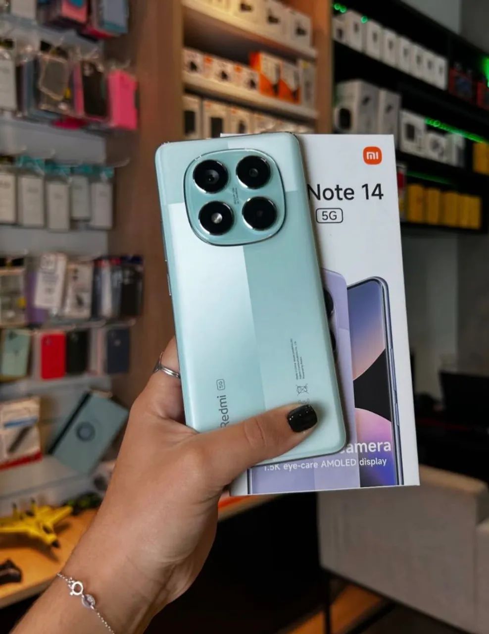 Telefone Redmi Note 14 Pro (5G) 256Gb/8Ram Design elegante e moderno+ Entrega Grátis 