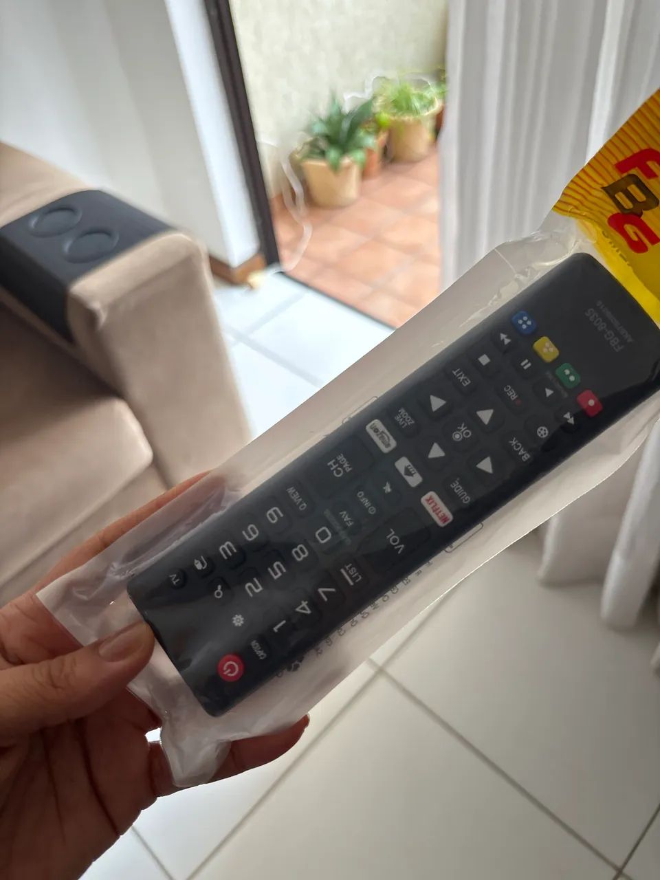 Controle novo para LG