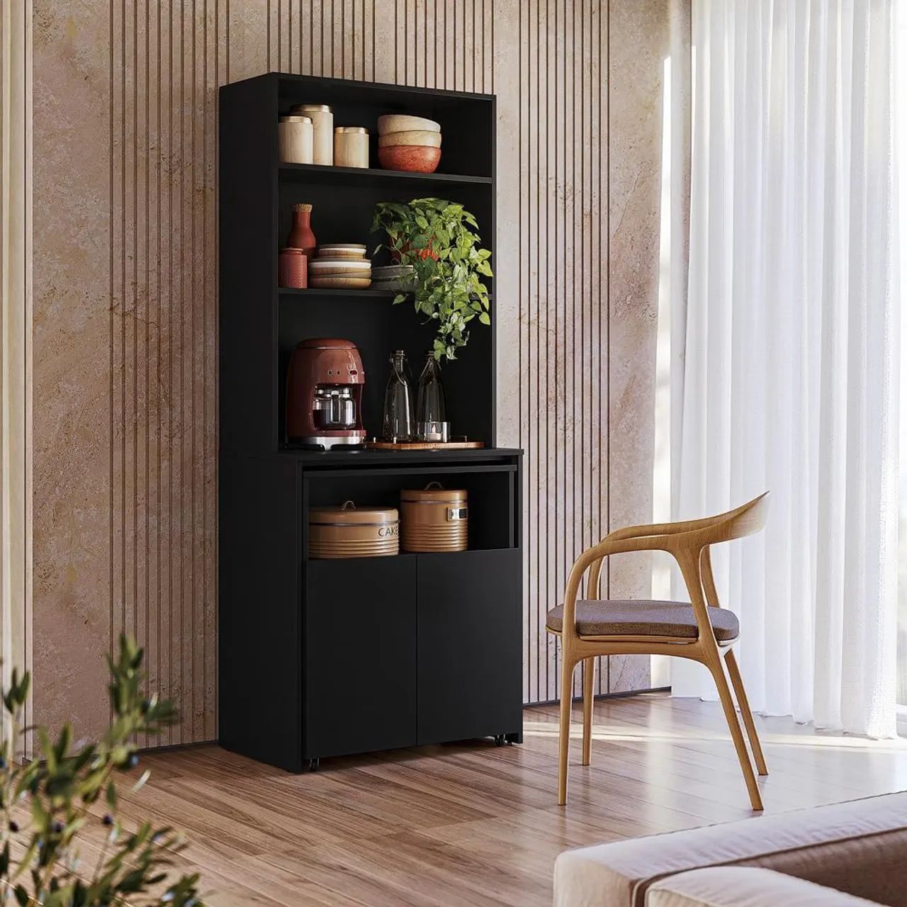 Mesa Escrivaninha com Nicho e Gaveta  - Foto 3