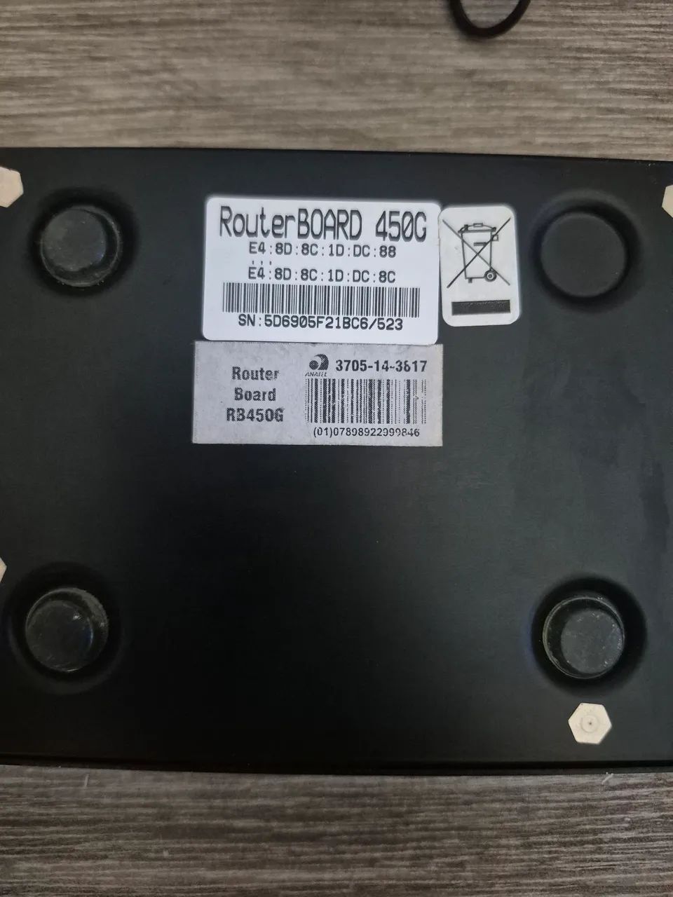 Routerboard 450G Mikrotik Gigabit Case Anatel - Foto 2