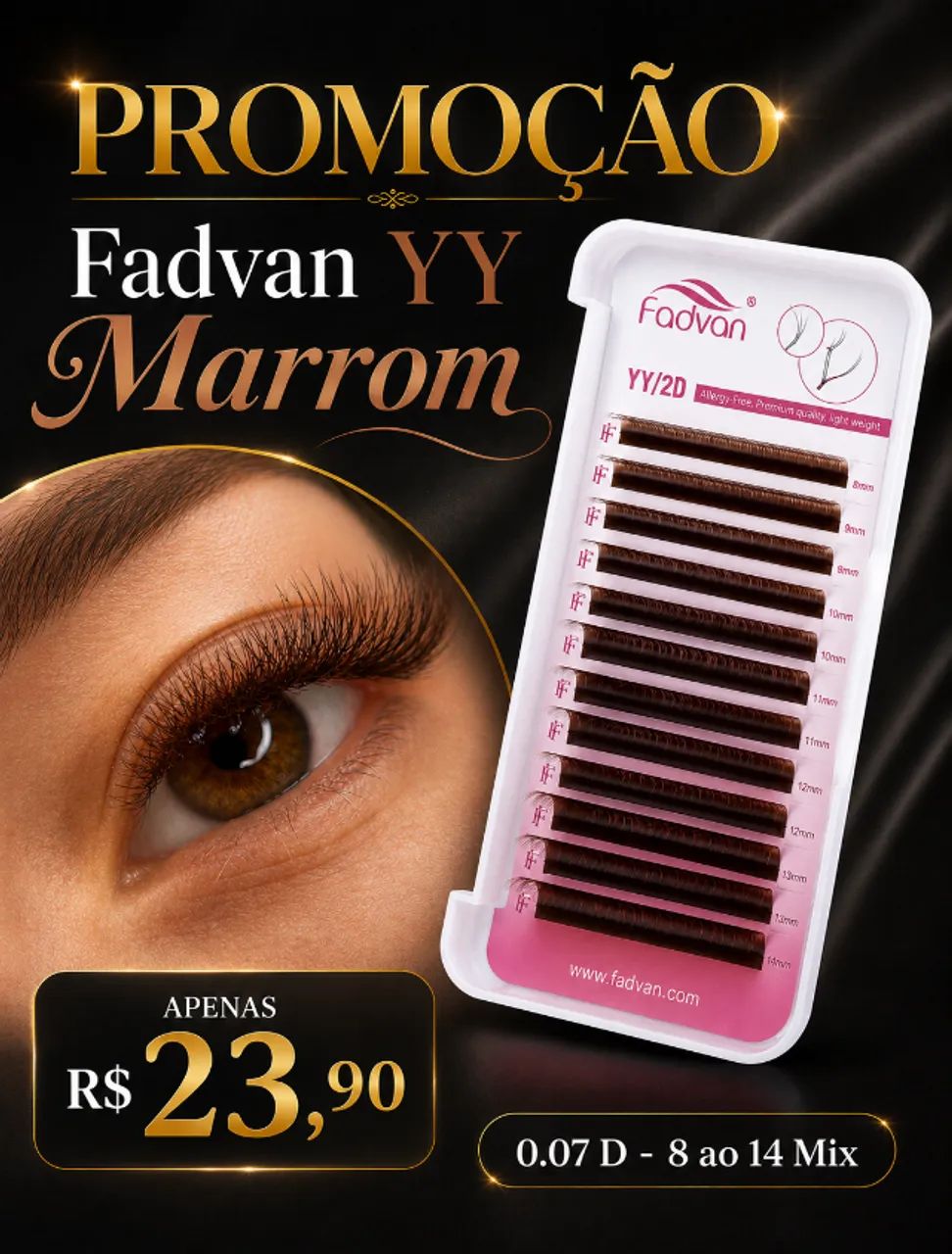 Cílios Marrom