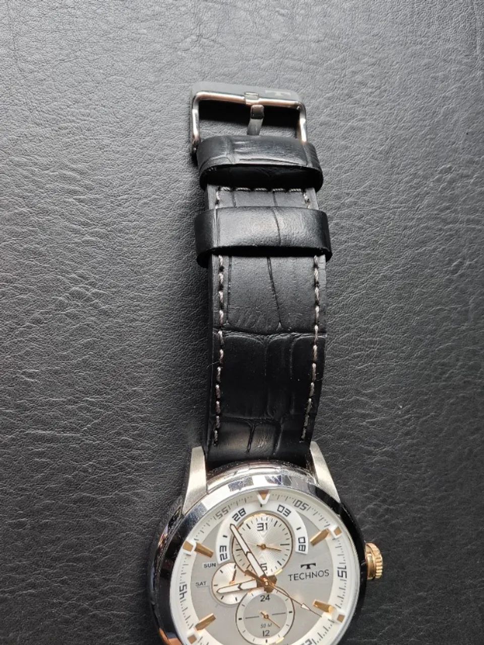 Relógio Technos Grandtech Prata 6P57AF/0K - Foto 5