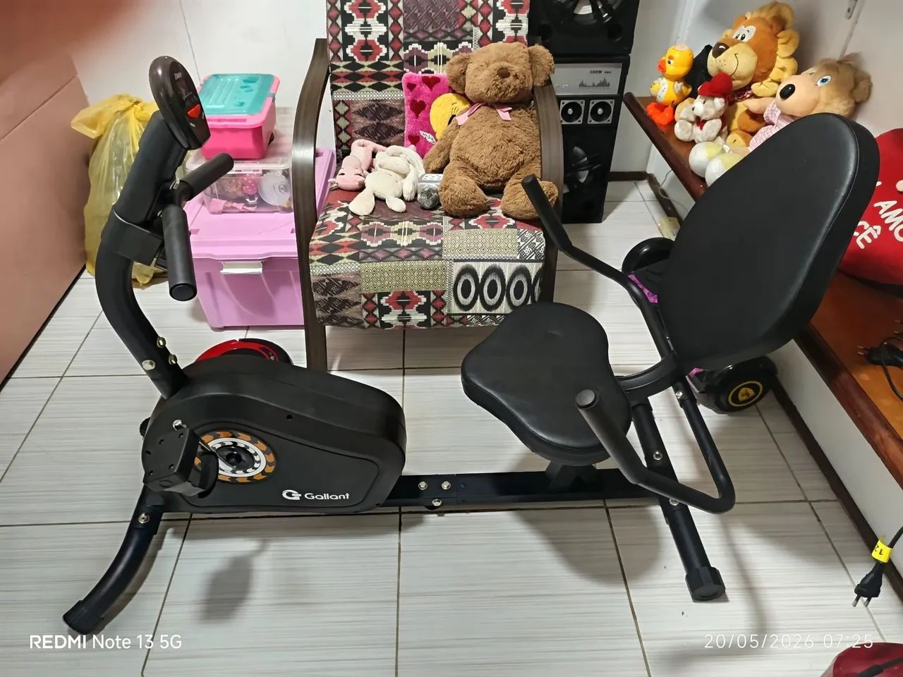Bicicleta ergométrica magnética horizontal Gallant - Foto 4