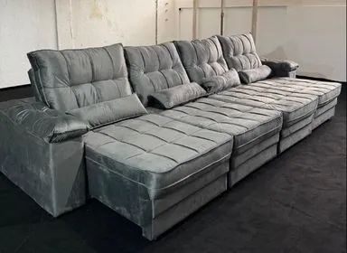 Sofá Morfeu Retrátil e Reclinável 3,70m - (Entregamos)!! - Foto 2