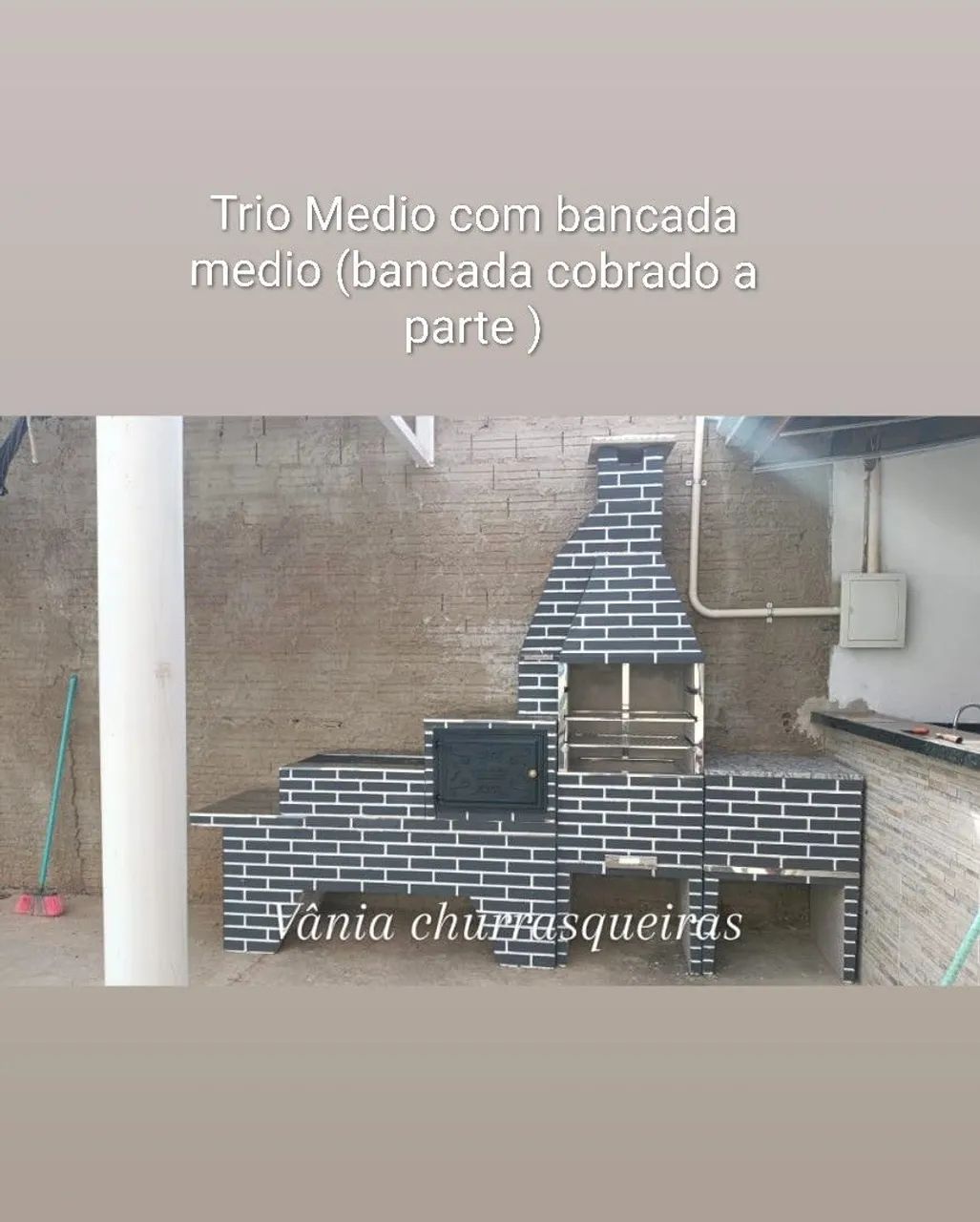 Trio , Churrasqueira, forno e fogão a lenha  - Foto 6