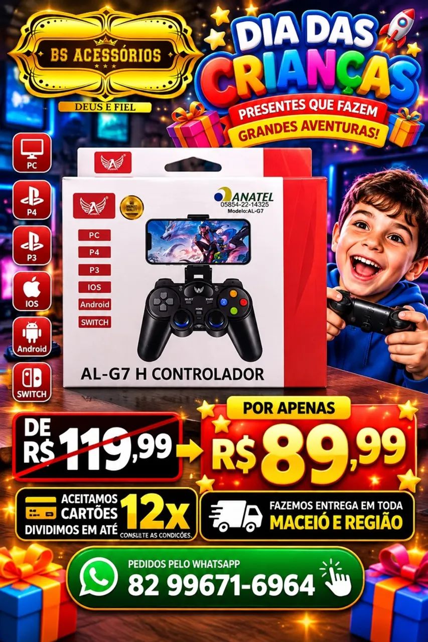 Controle Joystick Pra Celular 