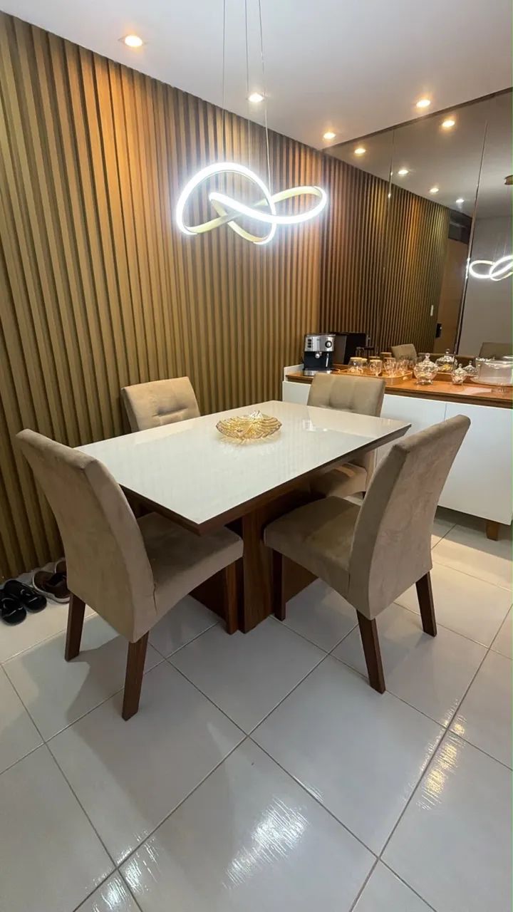 Mesa de jantar com 4 cadeiras  - Foto 2