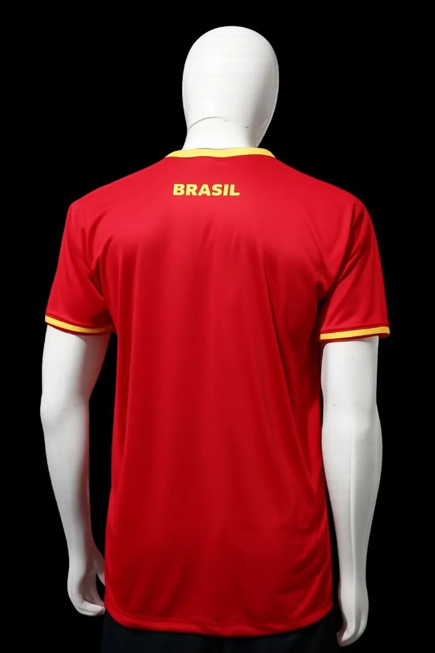Camisa vermelha PT + Brasil - Foto 2