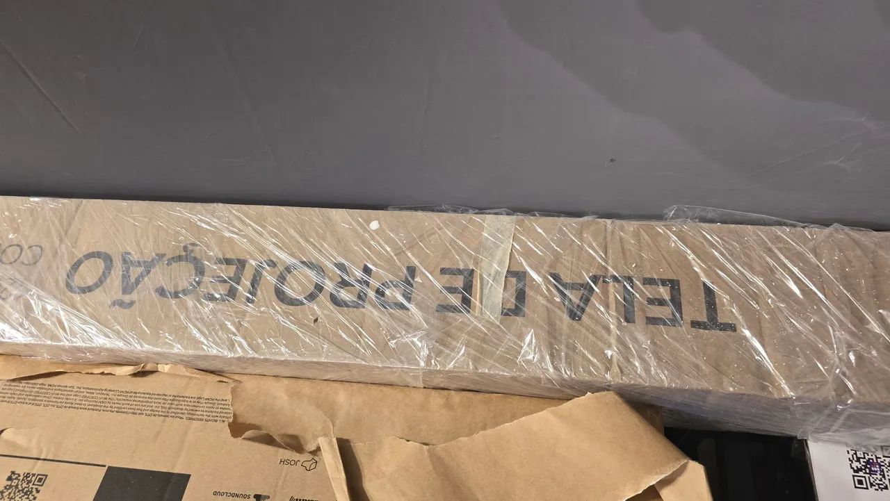 Tela para projeção retrátil 120