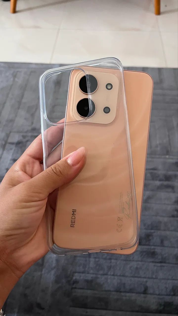 Redmi 15c 128gb laranja - Foto 5