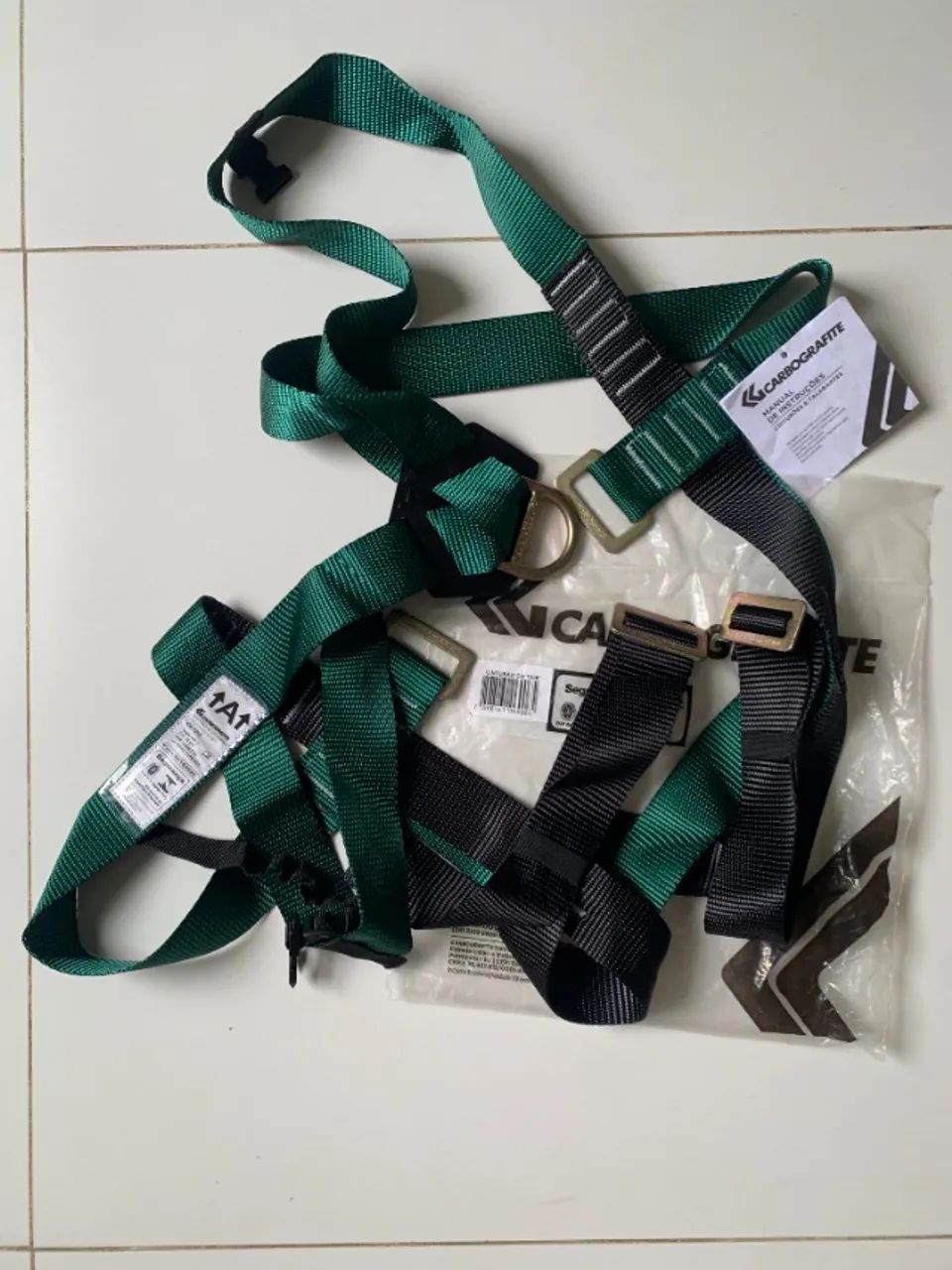 Kit cinto e talabarte duplo Carbografite. Novos.  - Foto 2