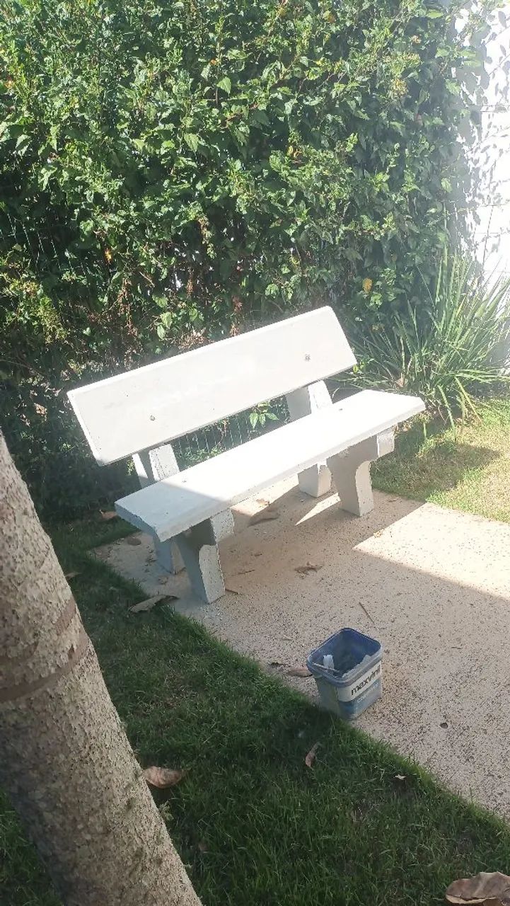 Banco para áreas externas. 