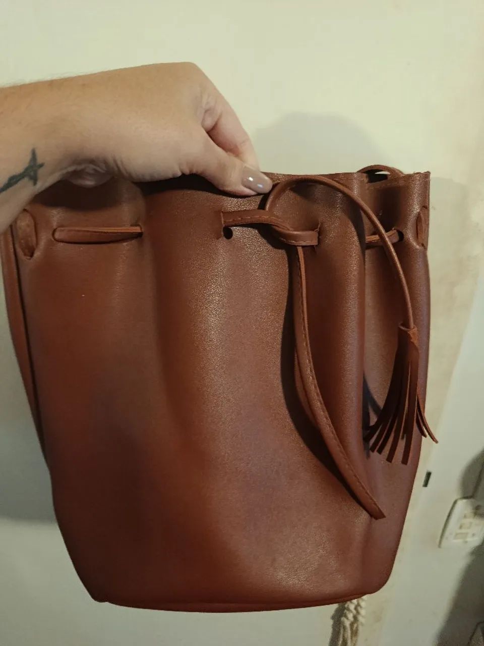 Bolsa saco caramelo  - Foto 4
