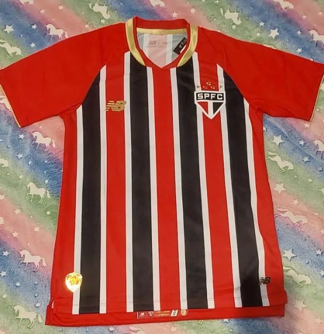 CAMISA SPFC NEW BALANCE ORIGINAL  LISTRADA M