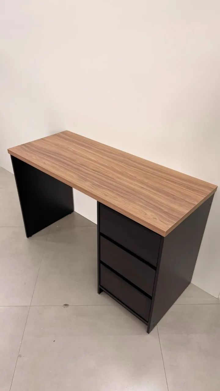 Mesa Escritório Preta 100% mdf  - Foto 3