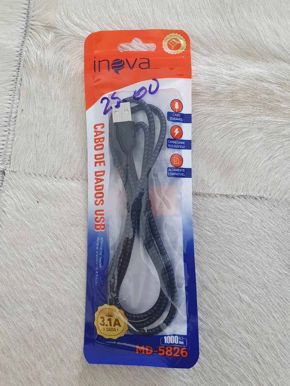 Cabo de dados e carregamento USB - TIPO C