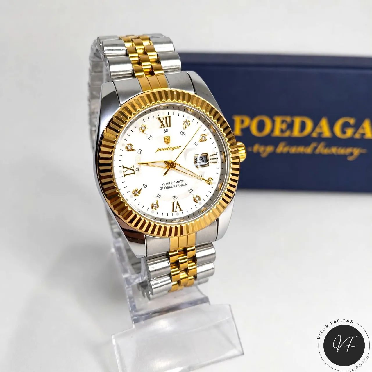 Relógio Poedagar Gold | Entrega Grátis em VCA  - Foto 3