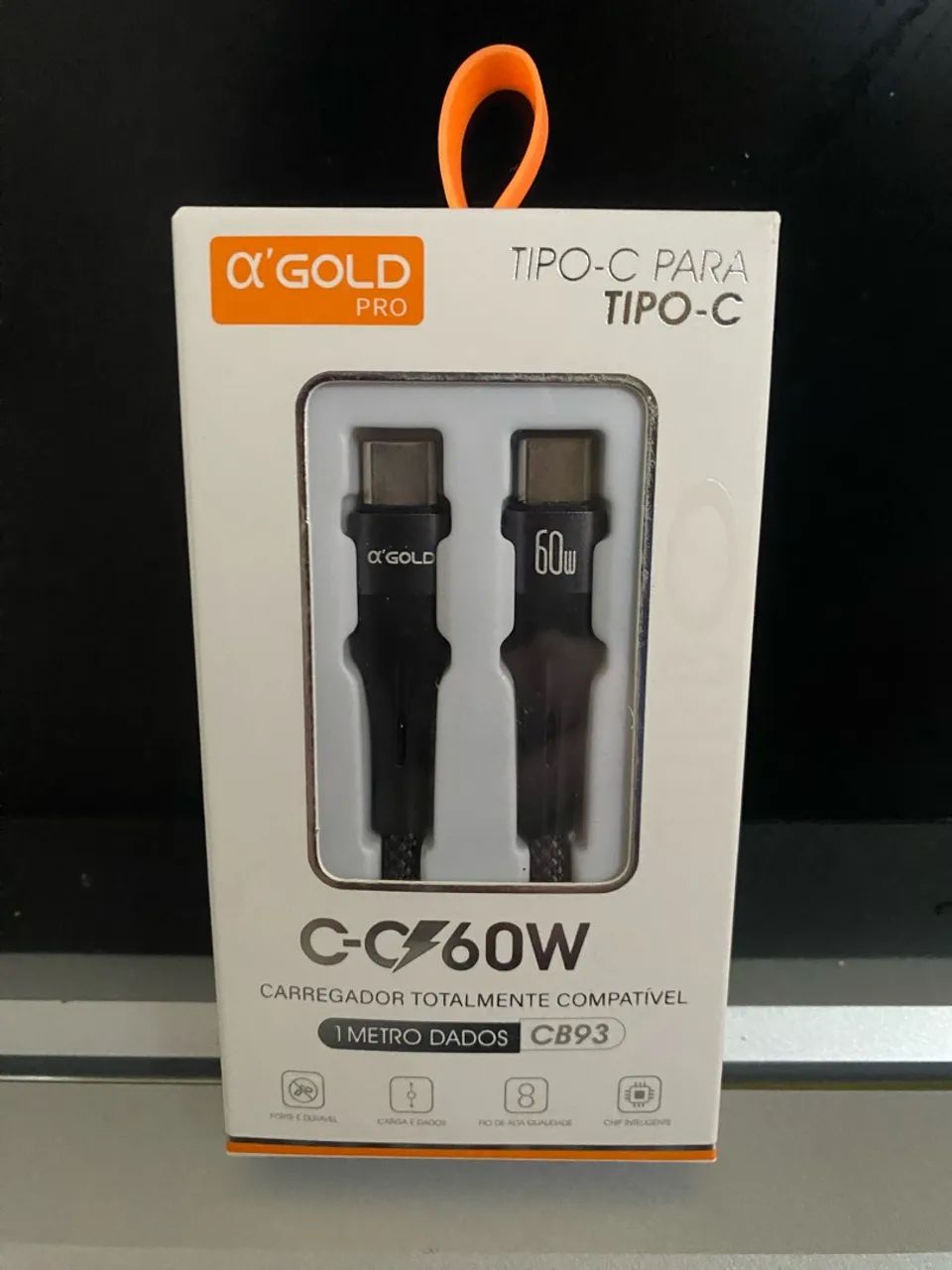 Cabo tipo C 60W A?Gold