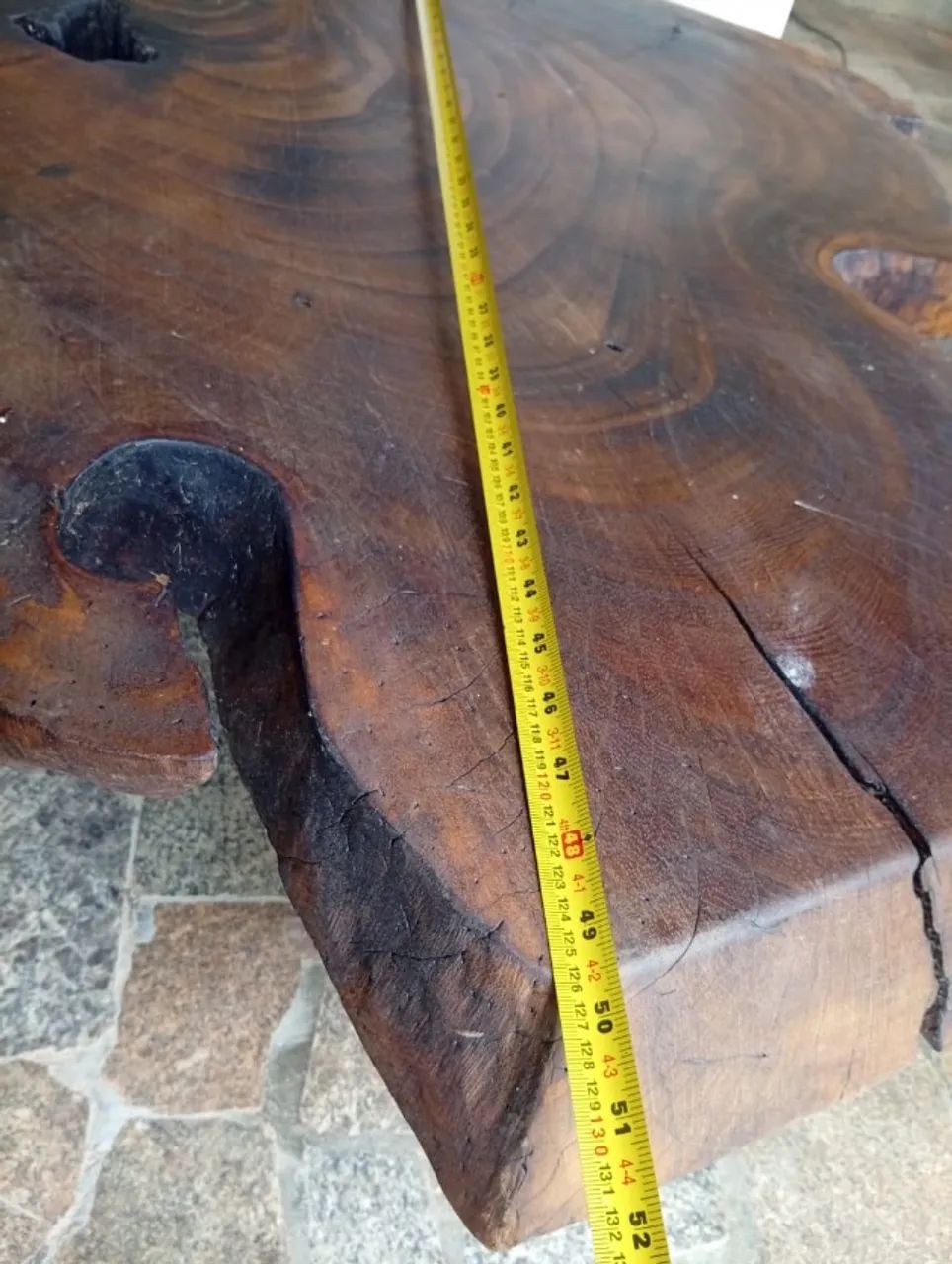 Mesa de centro com pé de ferro  - Foto 4