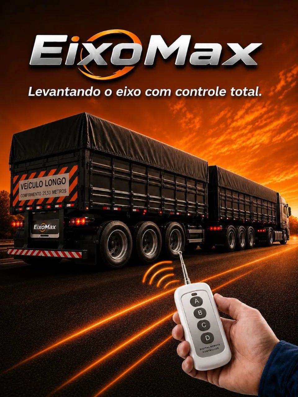 Suspensor outomatizado para carretas