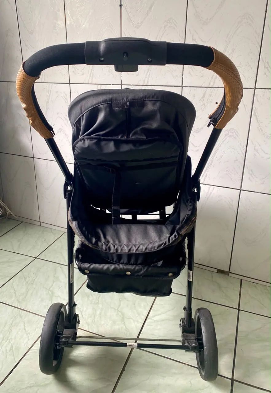 Carrinho de bebê com suporte ótimo estado  - Foto 2