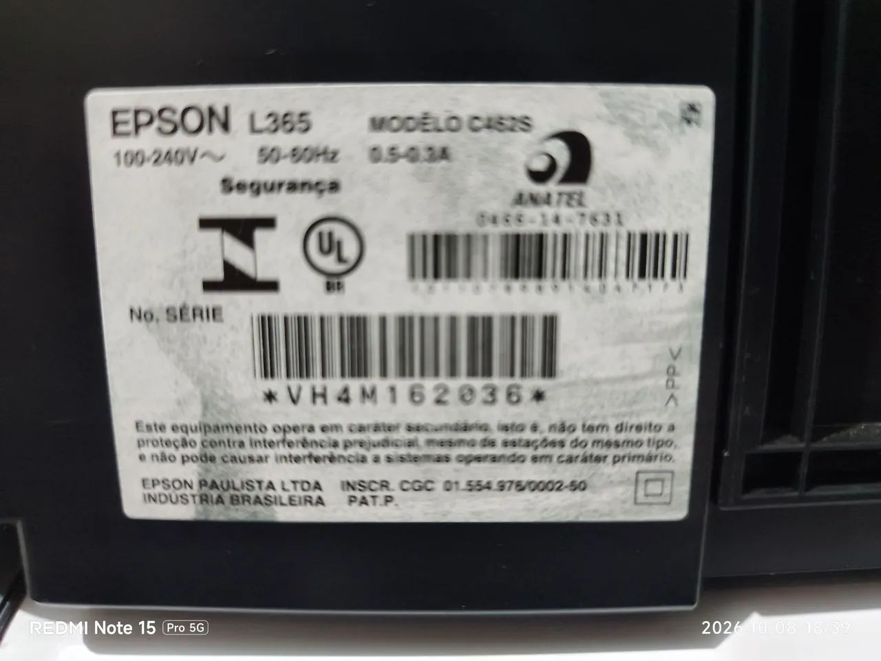 Impressora Epson L365 - Foto 4
