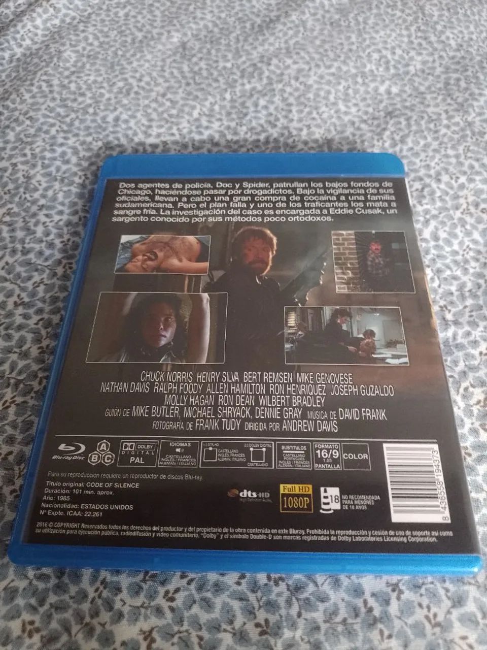 Blu-ray Código Do Silêncio (Legendado em Português) - Foto 3
