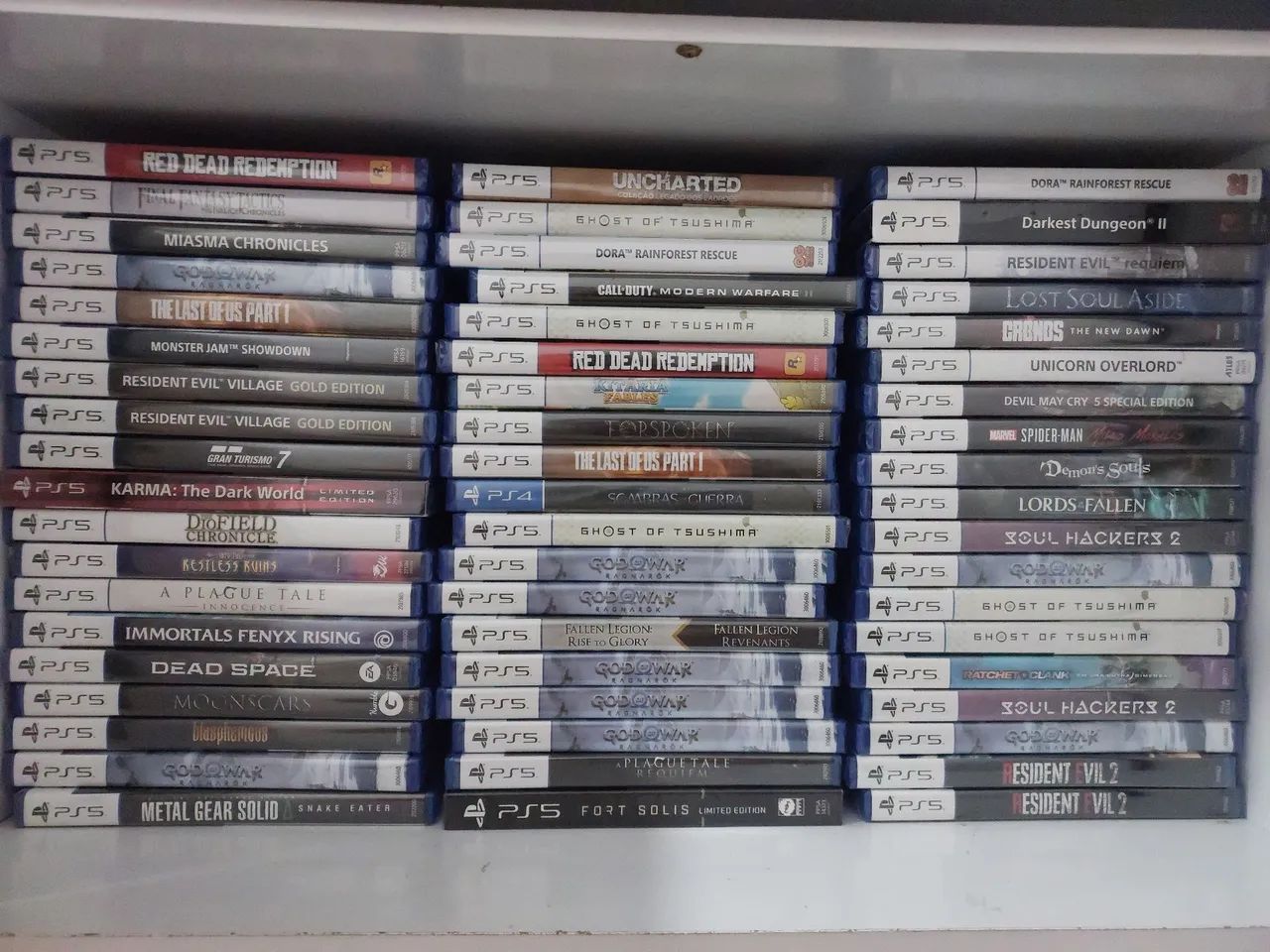 Jogos de PS5.