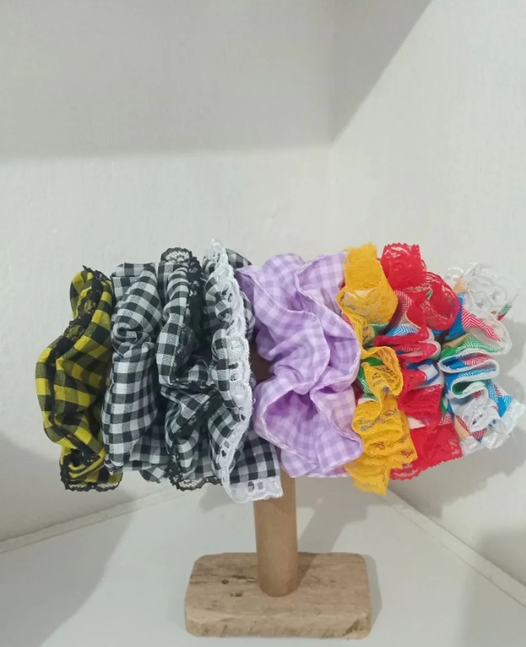 Scrunchies acessórios para cabelos  - Foto 2