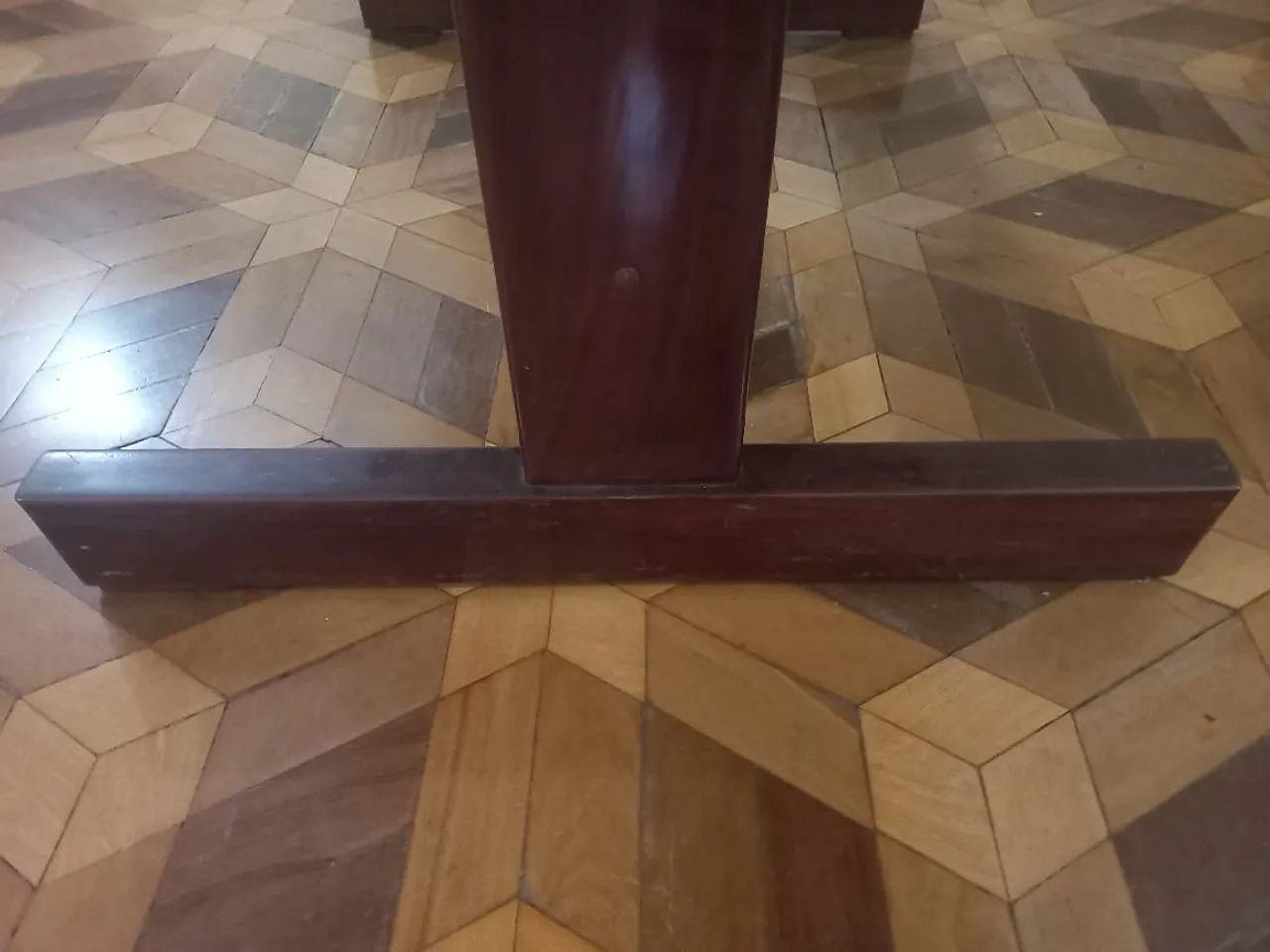 Mesa Vintage Retangular de Madeira Maciça - Foto 5