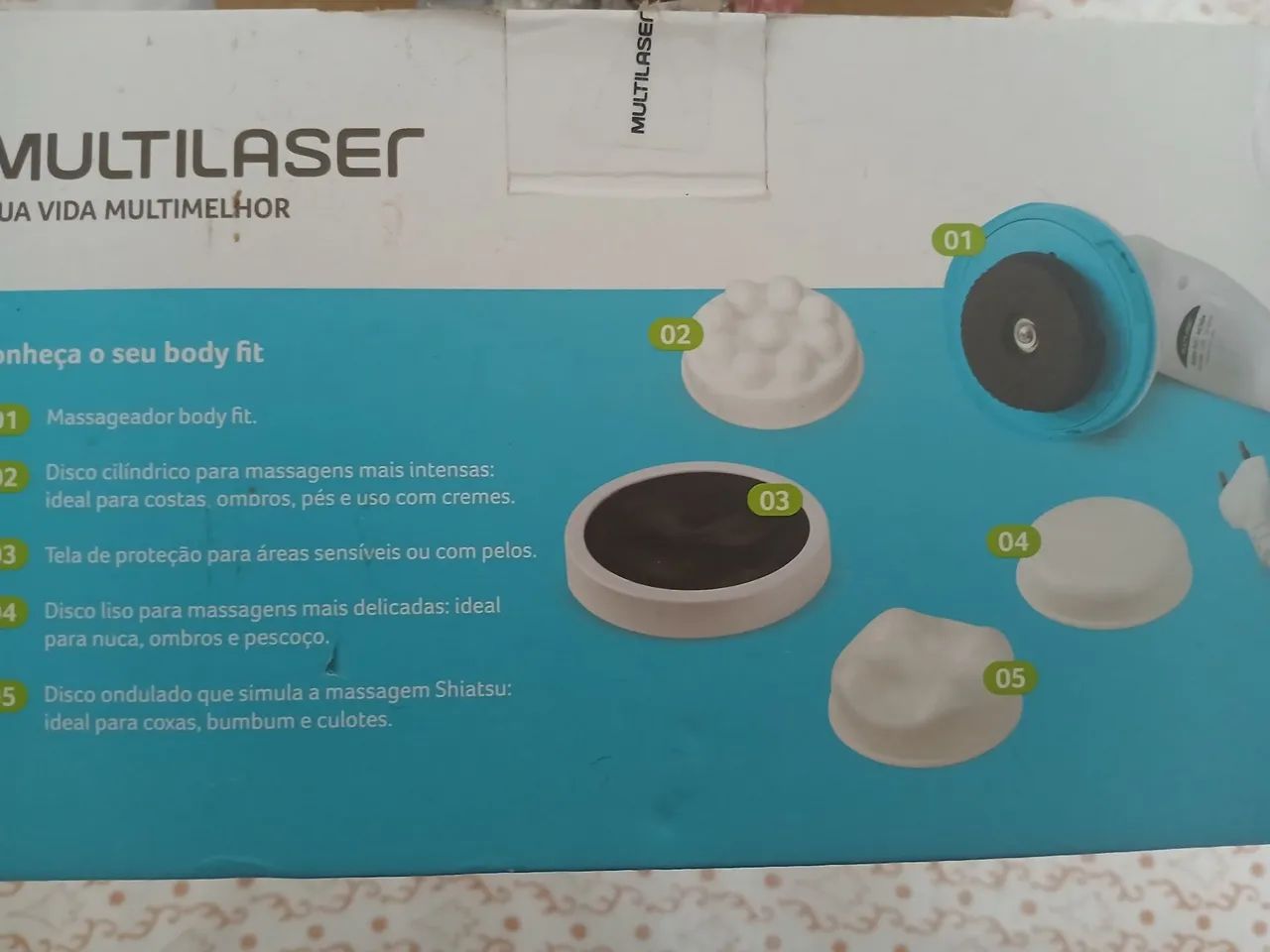 Massageador multilaser