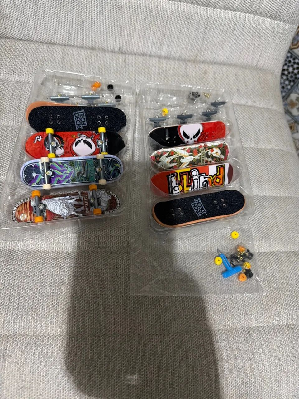 mini skates de dedos