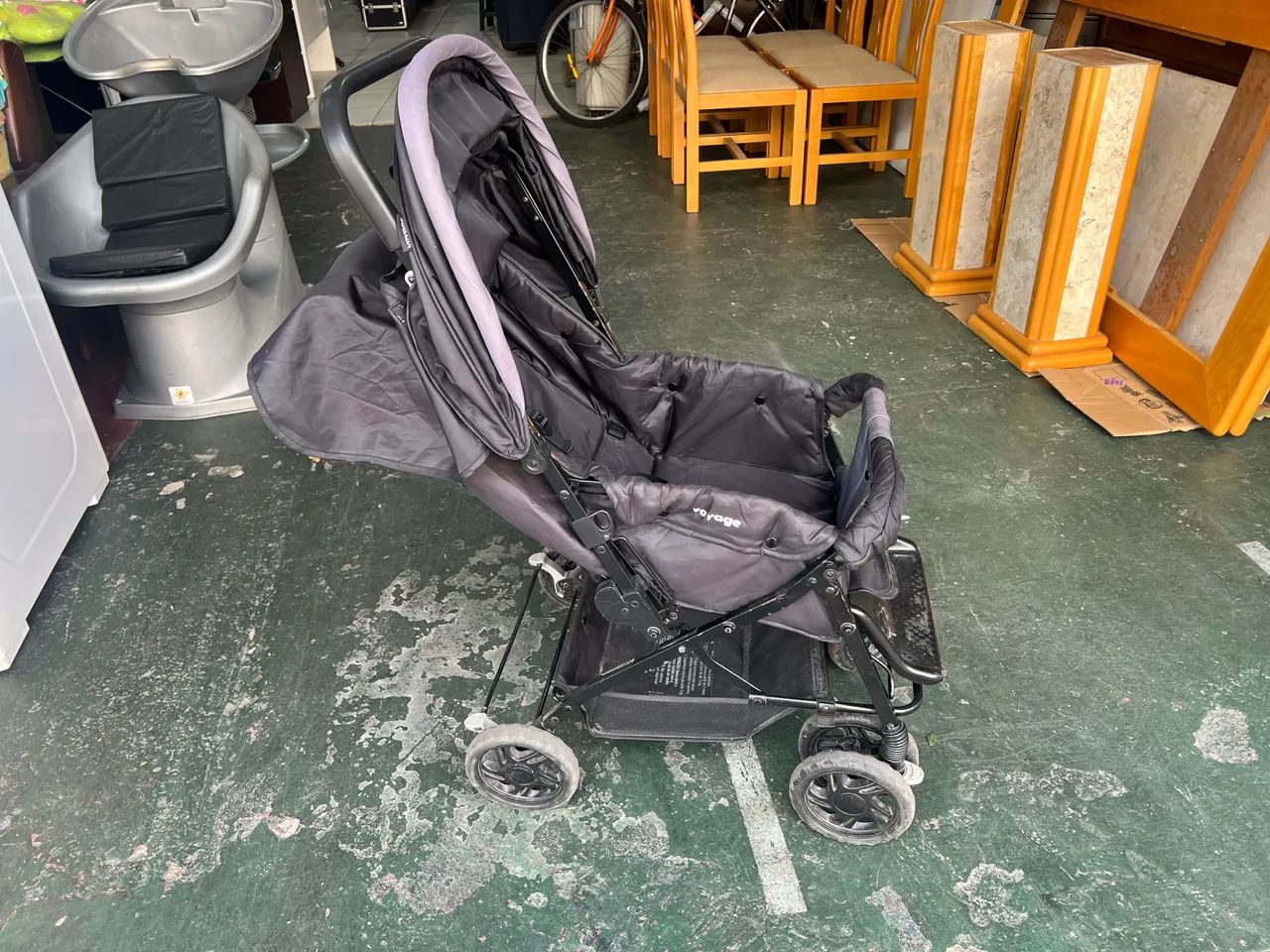 Carrinho de bebê voyage dobrável - Foto 5