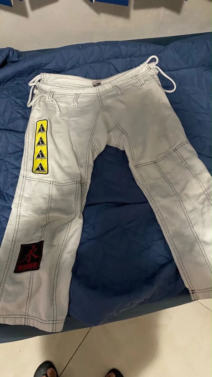 KIMONO INFANTIL ALLIANCE JIU-JITSU BRANCO - Foto 4