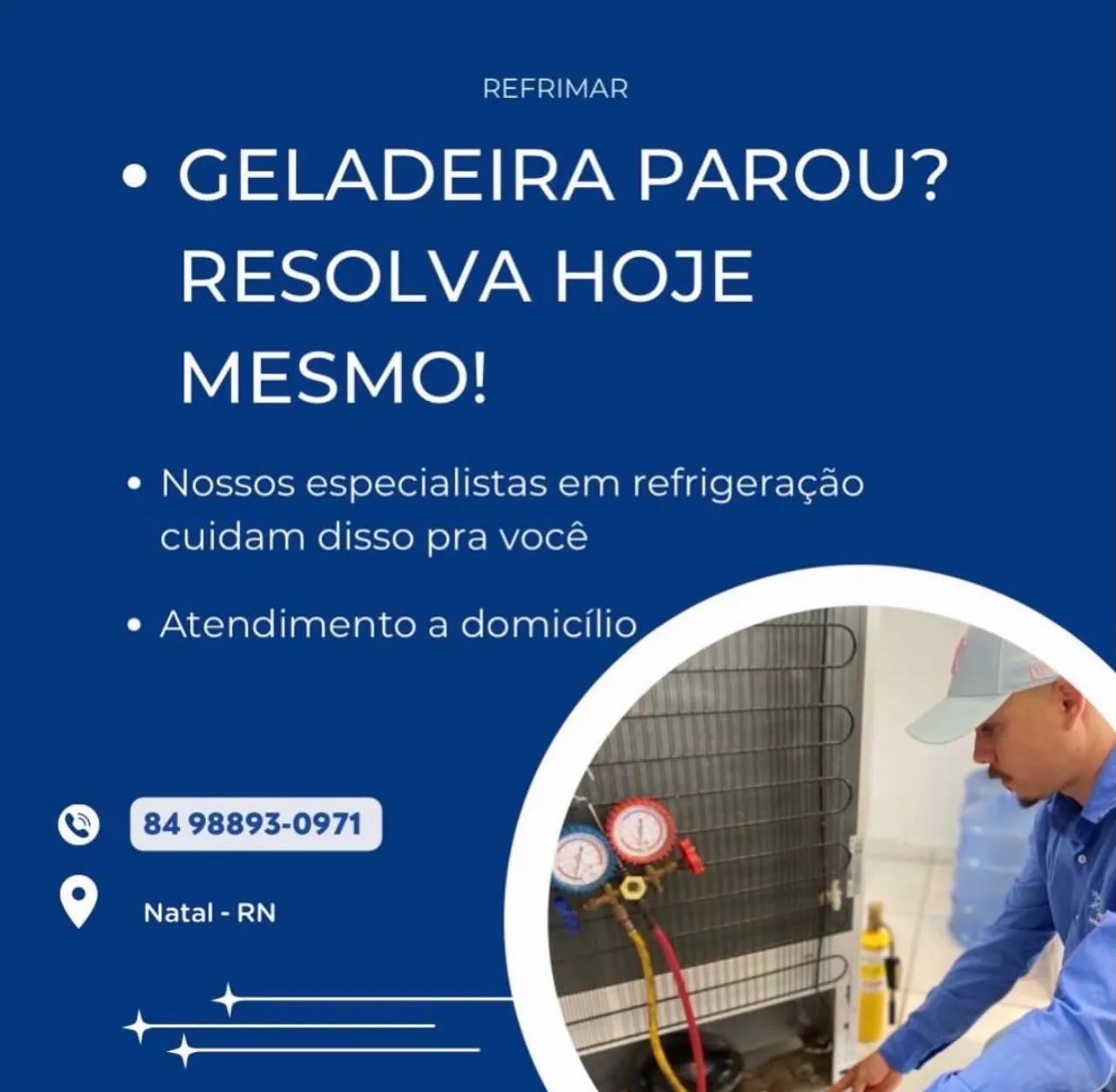 Conserto geladeira 