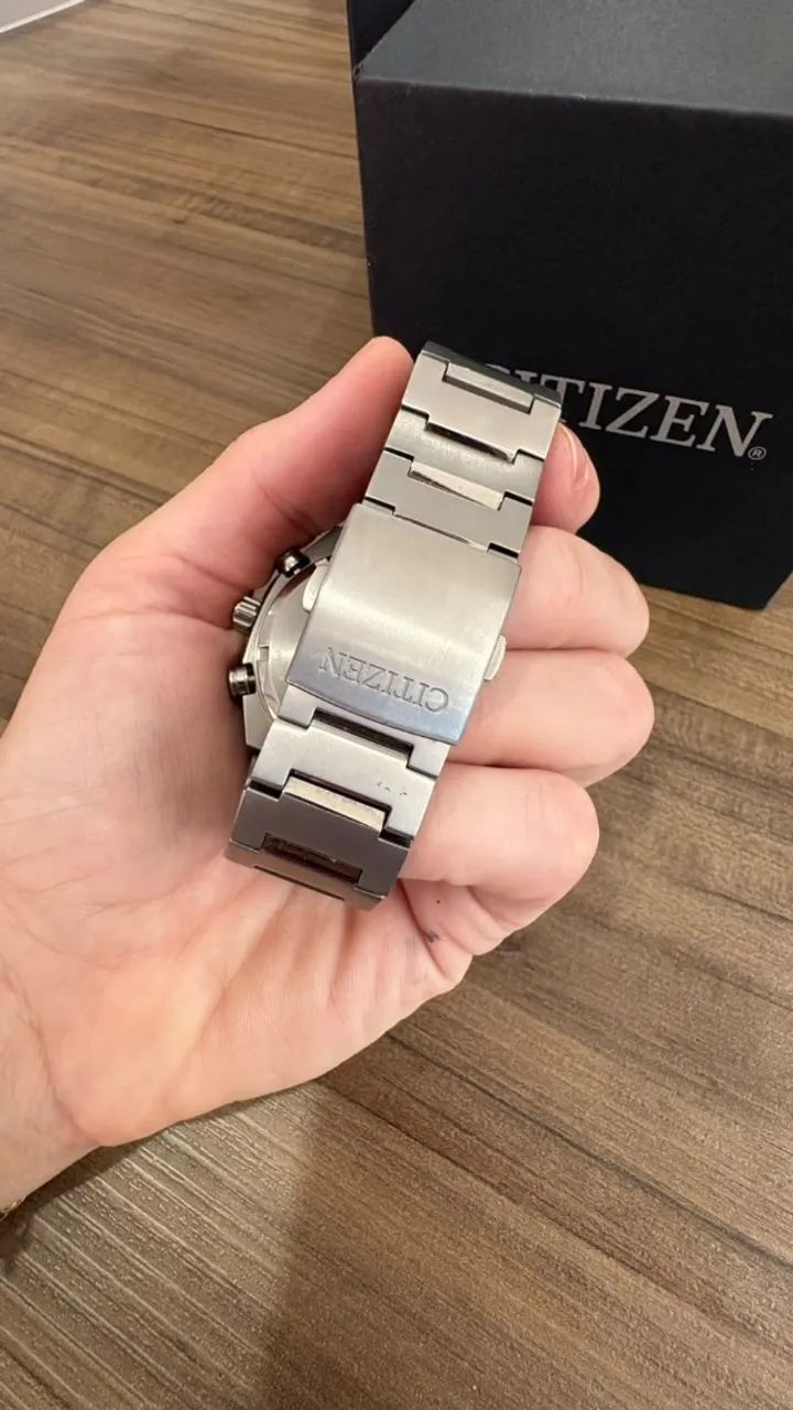 Relógio Citizen Eco-Drive Chronograph CA4590-81A - Foto 4