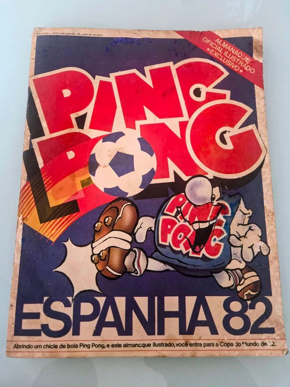 Álbum Copa 1982 Ping Pong 