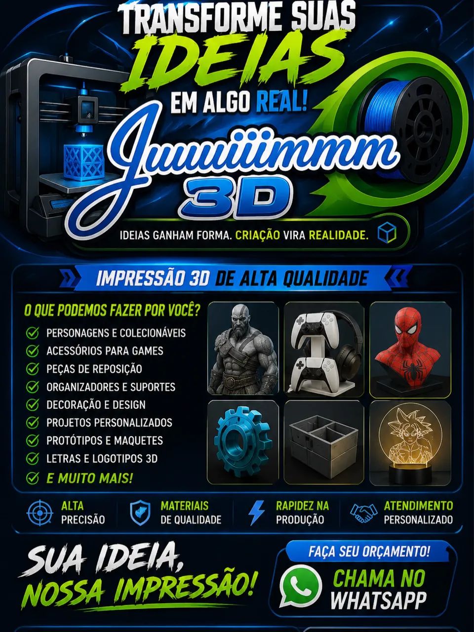 Impressão em 3d 