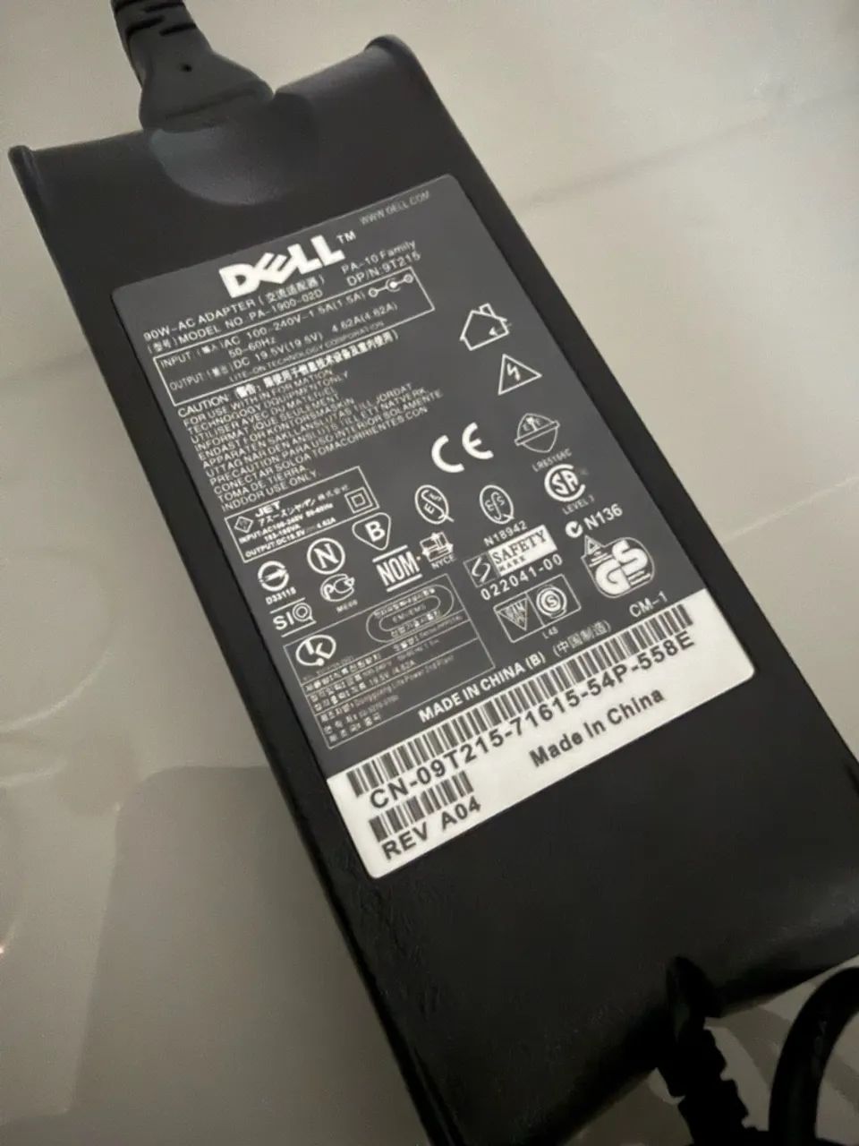 CARREGADOR DE NOTEBOOK (MARCA DELL)