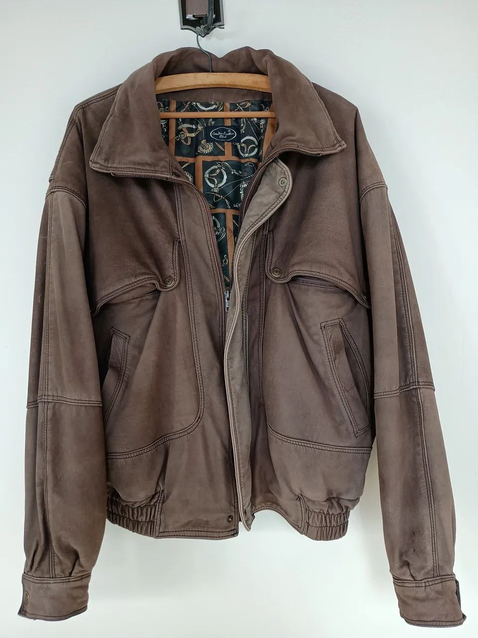 Jaqueta masculina de couro  - Foto 2